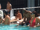 Audrina Patridge in bikini by the pool