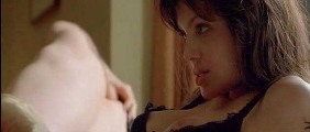 Angelina Jolie nude in Pushing Tin