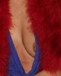 Ling Bai nude in Nip slip