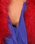 Ling Bai nude in Nip slip