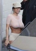 Bianca Censori in see through