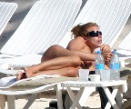 Billie Piper nude in Topless sunbathing