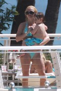 Britney Spears in blue bikini