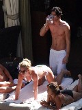 Britney Spears in white bikini