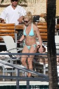 Britney Spears in blue bikini