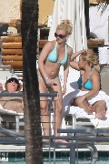 Britney Spears in blue bikini
