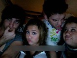 Miley Cyrus in miley's personal pics with friends
