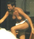 Catherine Zeta-Jones nude in Topless swimming