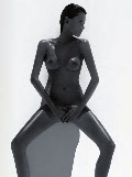 Catrinel Menghia  nude in nude photo shoot