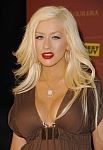 Christina Aguilera in cleavage