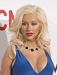 Christina Aguilera in Christina in sexy blue dress