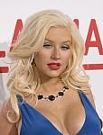 Christina Aguilera in Christina in sexy blue dress