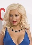 Christina Aguilera in Christina in sexy blue dress