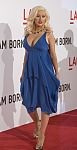 Christina Aguilera in Christina in sexy blue dress