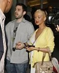 Christina Aguilera in Christina's white see through dress top