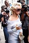 Christina Aguilera in Christina's pre-baby look and perky nips