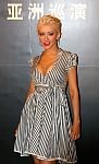 Christina Aguilera in Christina's plunging neck line