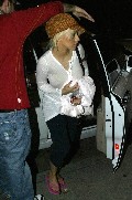 Christina Aguilera in see through