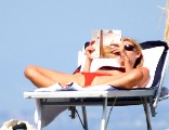 Claire Danes in red bikini