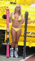Danielle Lloyd in Ski Republic Launch Party