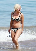 Elisha Cuthbert in bikini at the beach