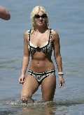 Elisha Cuthbert in bikini at the beach
