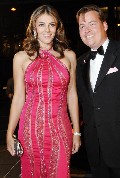 Elizabeth Hurley in Pink Ribbon Ball 