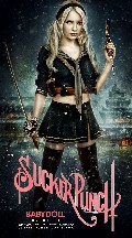 Emily Browning in Sucker Punch movie poster