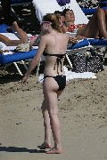 Emma Watson nude in black bikini