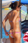 Eva Longoria in bikini at the beach