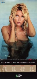 Federica Fontana  nude in 2004 Calendar