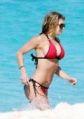 Stacy Ferguson - Fergie in red bikini