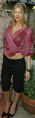 Stacy Ferguson - Fergie in see  through