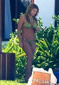 Stacy Ferguson - Fergie in green bikini