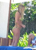 Stacy Ferguson - Fergie in green bikini