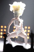 Lady GaGa nude in Brit Awards 2010 