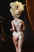 Lady GaGa nude in Brit Awards 2010 