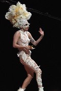 Lady GaGa nude in Brit Awards 2010 