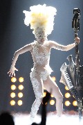 Lady GaGa nude in Brit Awards 2010 