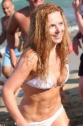 Geri Halliwell in white bikiki