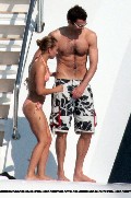 Hayden Panettiere in orange bikini