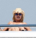 Hayden Panettiere in orange bikini