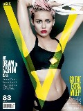 Miley Cyrus nude in V