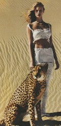 Marloes Horst in Harper's Bazaar AU