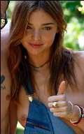 Miranda Kerr nude in Pirelli calendar shoot