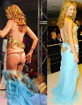 Jennifer Hawkins in Westfield fashion show