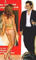 Jennifer Hawkins in Westfield fashion show