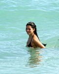 Jamie-Lynn Sigler in black bikini