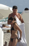 Jamie-Lynn Sigler in black bikini
