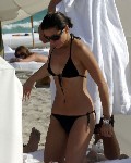 Jamie-Lynn Sigler in black bikini